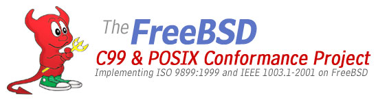 FreeBSD C99 & POSIX Conformance Project