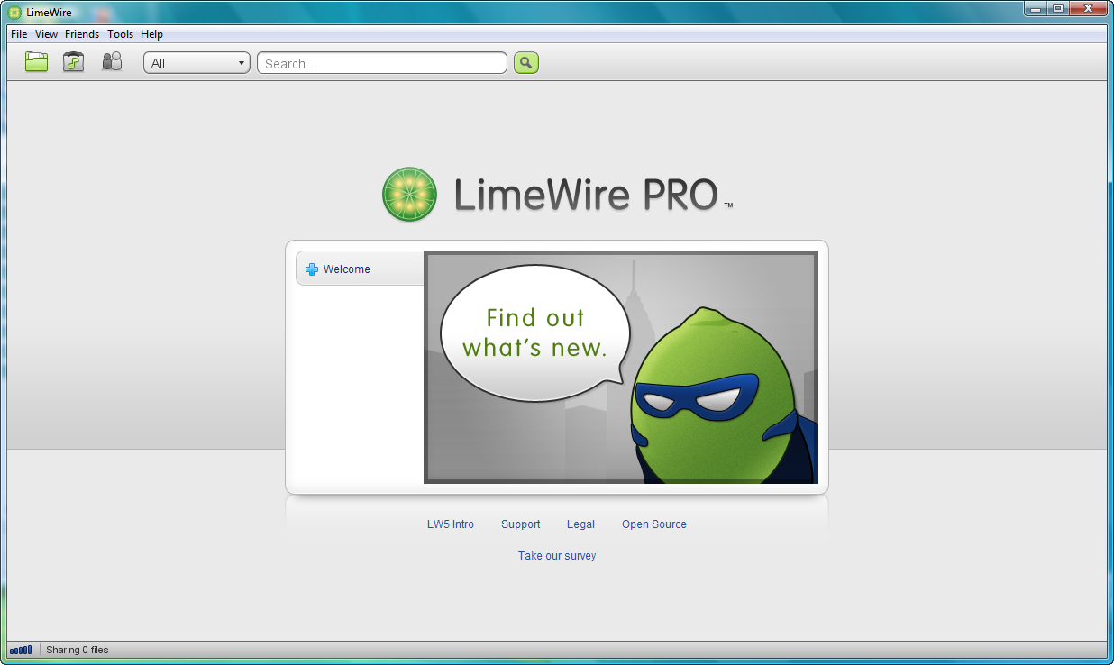 LimeWire PRO 51 Download Free trial - LimeWireexe