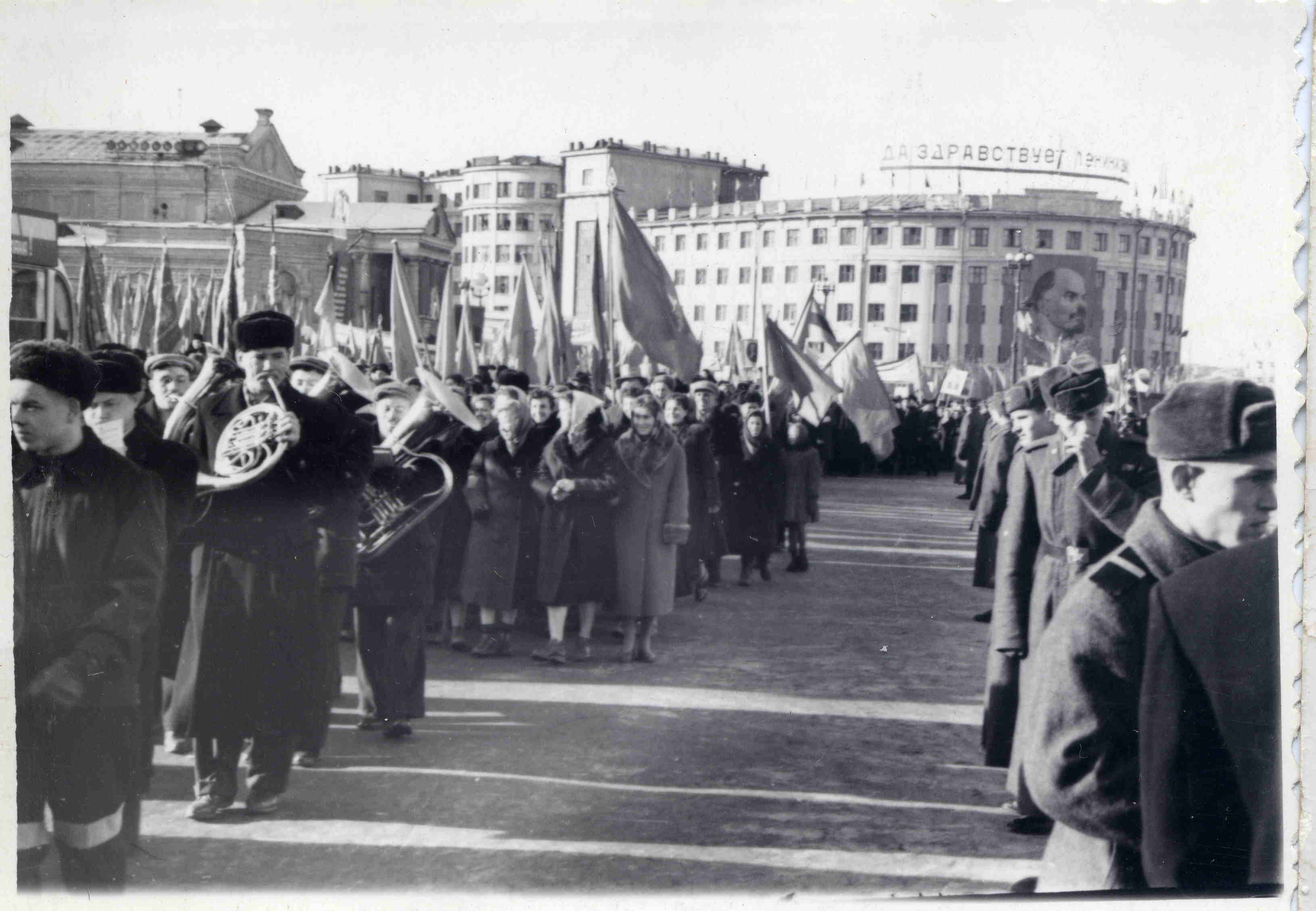 Площадь революции Челябинск 1970